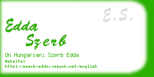 edda szerb business card